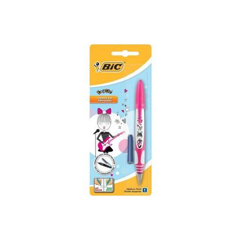 Pióro wieczne Bic Easy Clic Dziewczynka/Serca